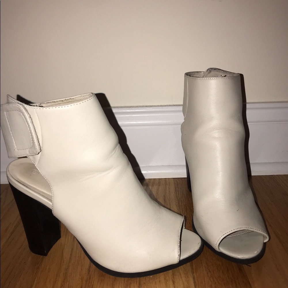 White booties